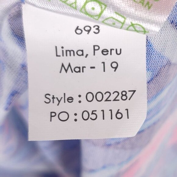 Lilly Pulitzer Women’s Party Wave Margot Swing Mini Dress Pima Cotton Tassels XS - Picture 10 of 12